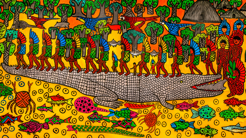 Inauguración de la exposición «Cartografía indígena»