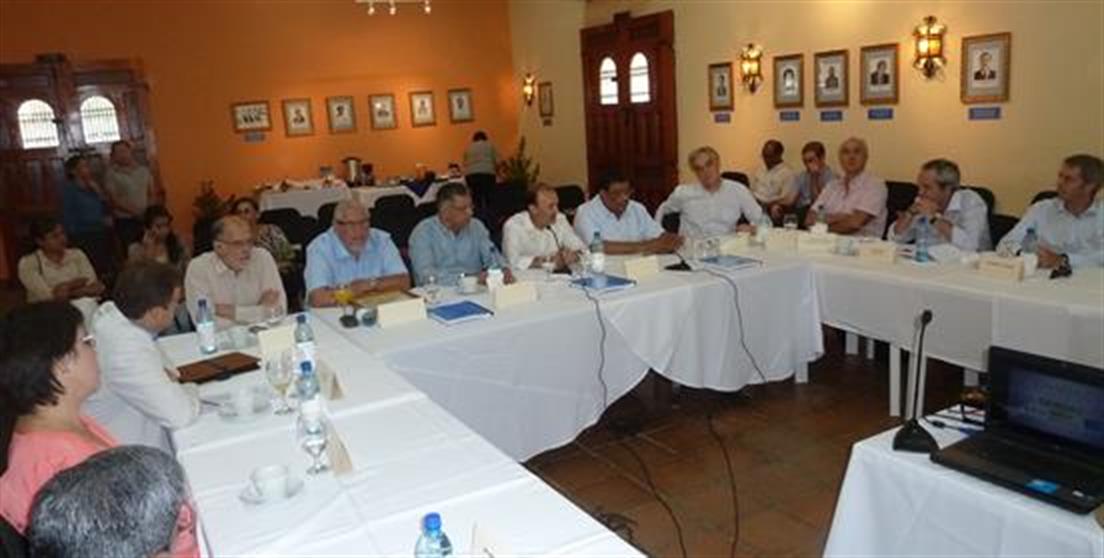 Reunión del SECIPI en la Escuela Taller de Masaya