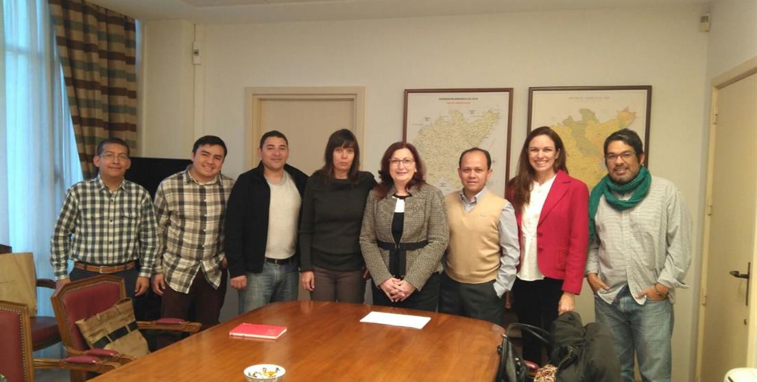 Visita a la Confederación