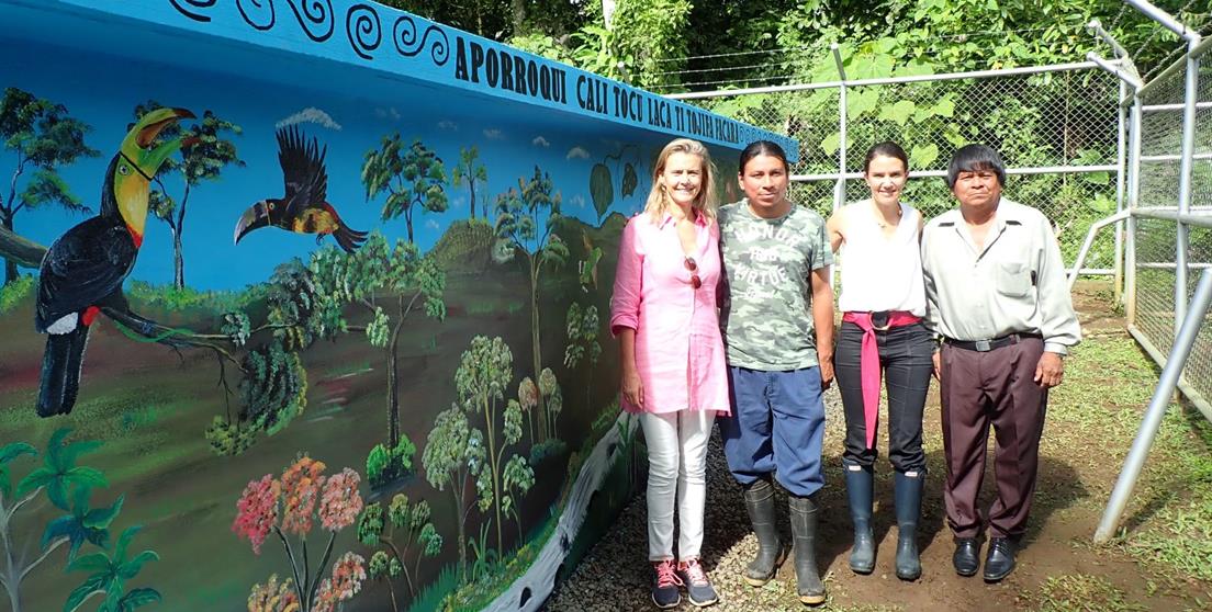 inauguración sistema de agua malecu
