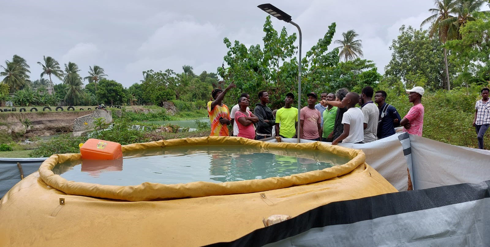 Farola fotovoltaica Haiti