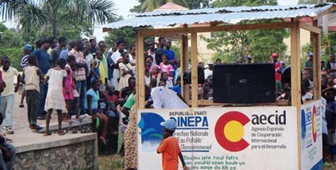 Fiesta para la sensibilización del cólera