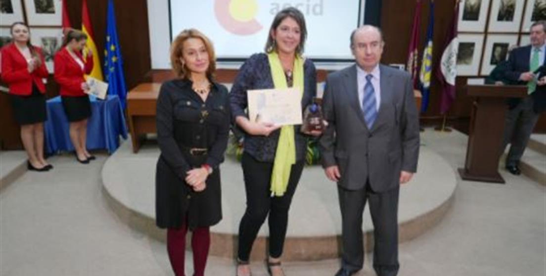La responsable del Fondo recoge el premio