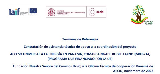 Contratación de asistencias técnicas Programa de Acceso Universal a la Energía