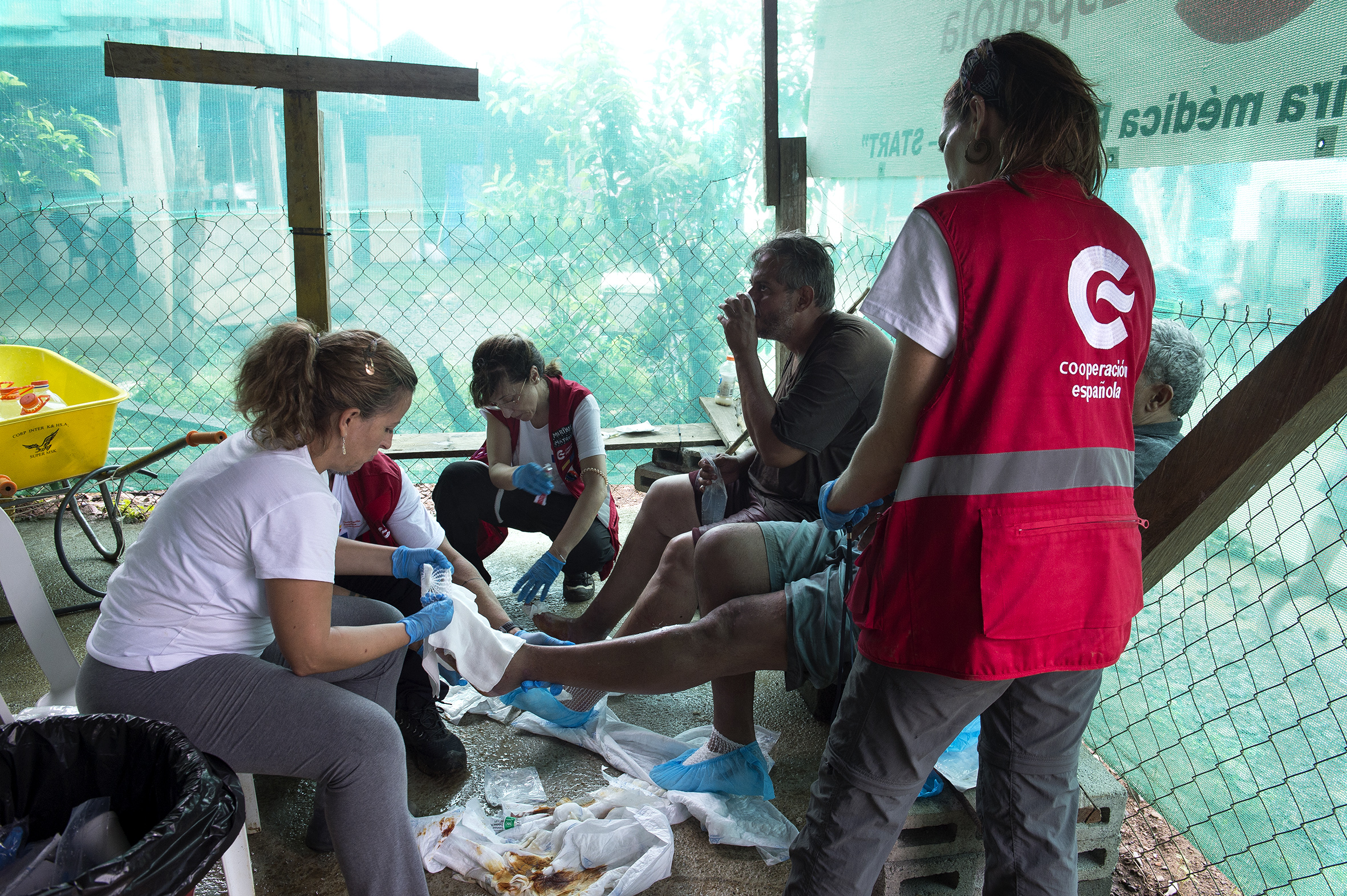 Foto: Despliegue del Equipo Start en 2024 en la región del Darién (Panamá) con el objetivo de reforzar la atención médica a la población migrante y local. © Miguel Lizana / AECID