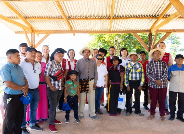 Encuentro en la Cooperativa CHI MüTü DOBO R.L. de Cerro Ceniza.